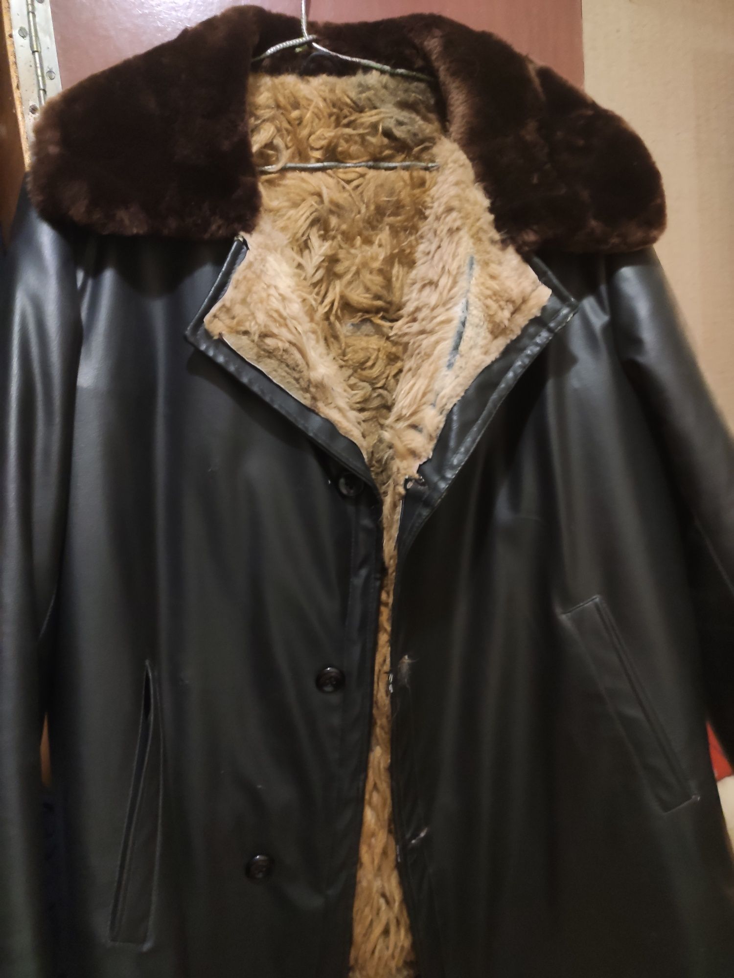 Куртка зимняя из натуральной кожи и меха