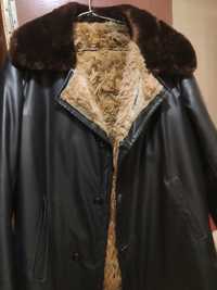 Куртка зимняя из натуральной кожи и меха
