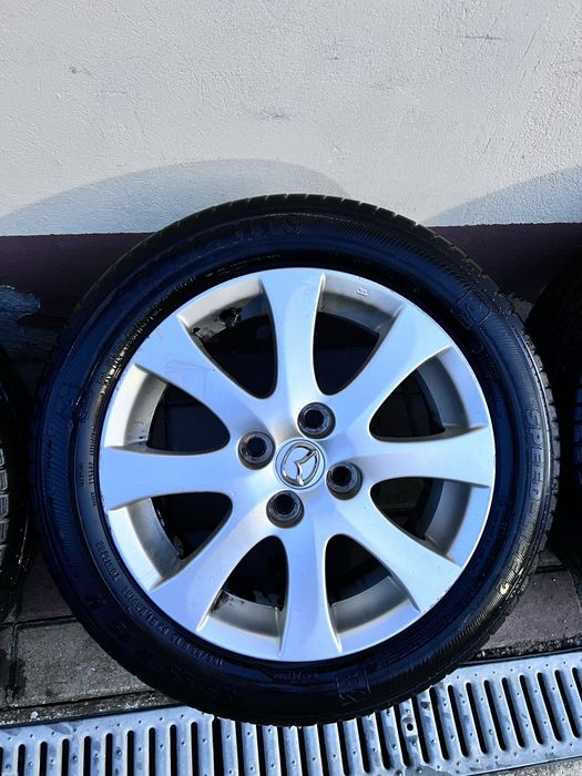 Roti aluminiu Mazda, anvelope Semperit 185/55/15, prindere 4x100