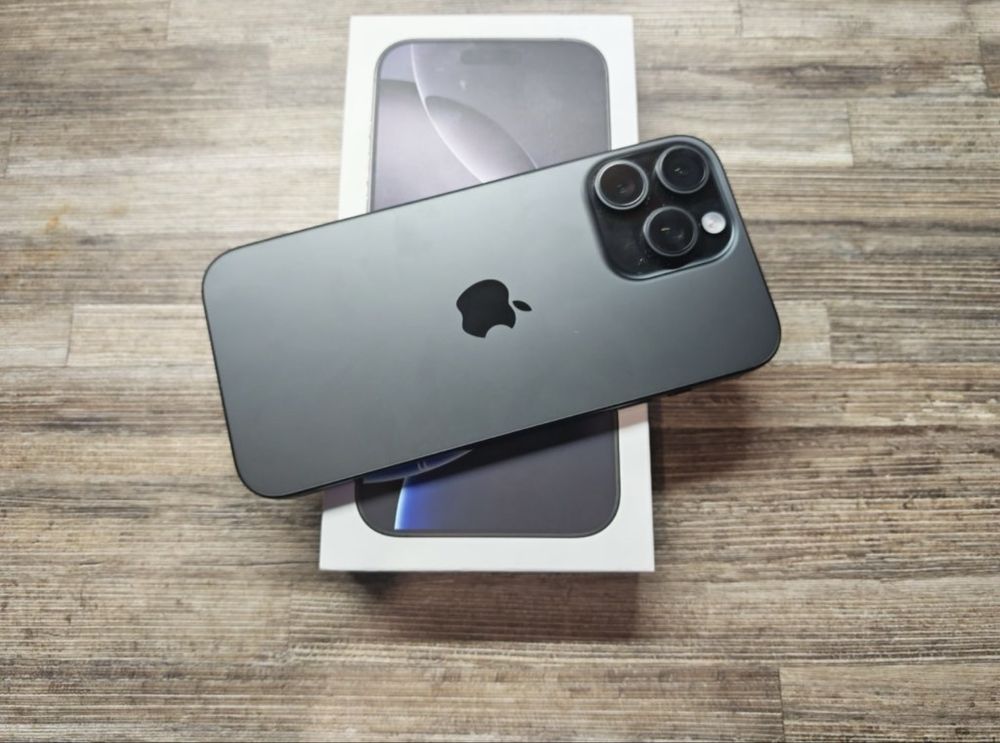 iPhone 16 Pro Max 256GB Black Titanium - ГАРАНЦИОНЕН