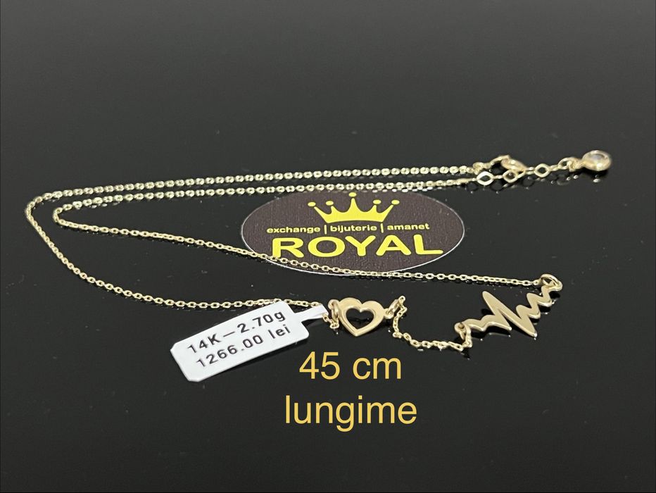 Bijuteria Royal CB : Lant aur 14k 2,70 grame