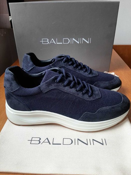 BALDININI Sneakers in Marine Blue Мъжки обувки Балдинини