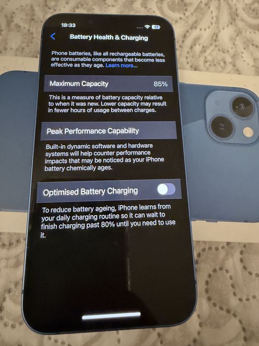 Vand iphone 13 blue 128gb