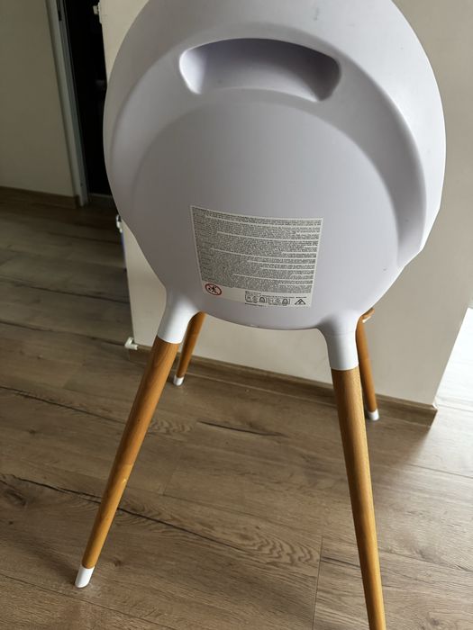 Детско Столче За Хранене 2 В 1 KinderKraft FINI, Сиво