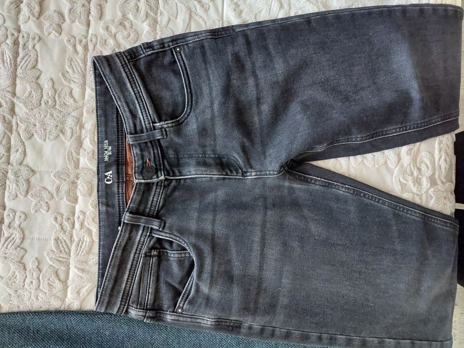 Pantaloni termici pt băieți 13-14 ani /164 cm, Mango, C&a