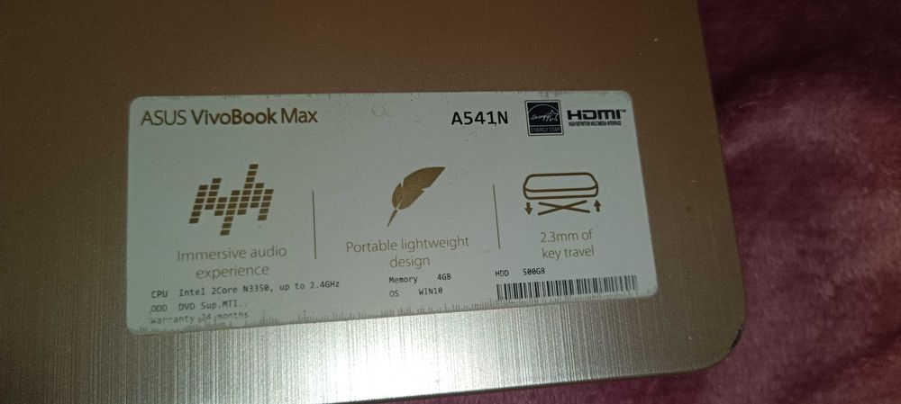 Asus Vivo book max