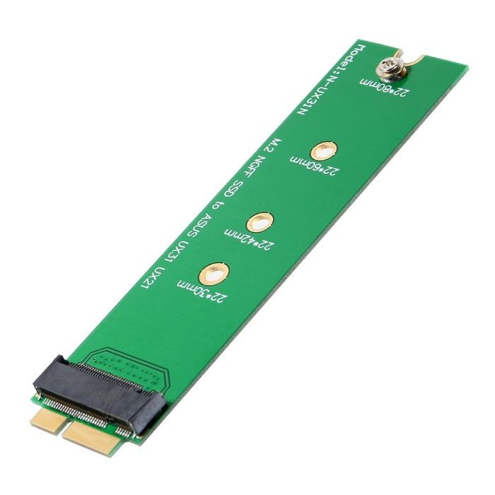 Adaptor convertor SSD M2 NGFF la 12+6 pini Asus Zenbook UX21 UX31 UX51