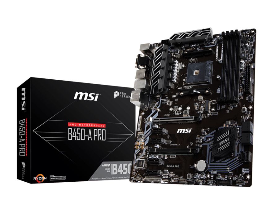 Kit gaming msi b450 amd ryzen 3600 / 5600g 16gb ddr4 3200 mhz ssd 512