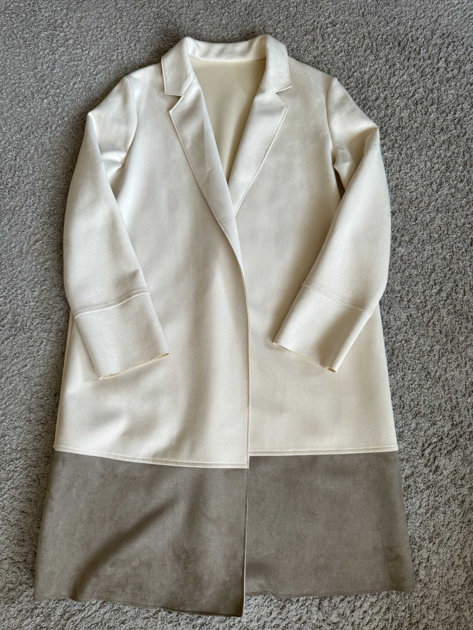 ZARA пролетно палто изкуствен велур, размер XS, ново