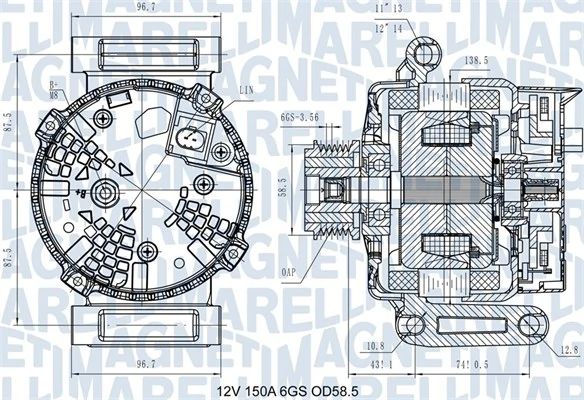 generator / alternator ford 2007-2018