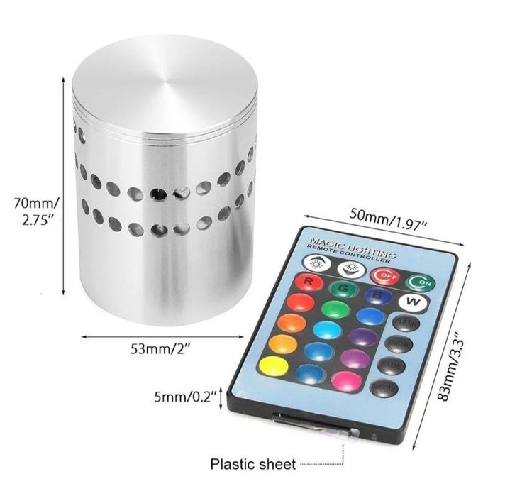 Lampa de perete spirala