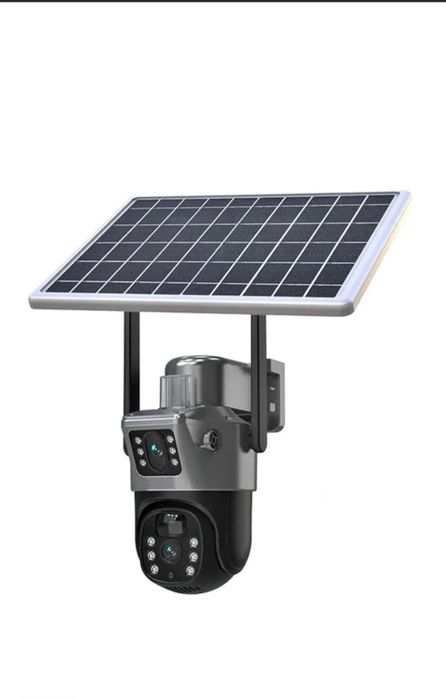 Camera ROBOCAM dubla cu panou solar 4G