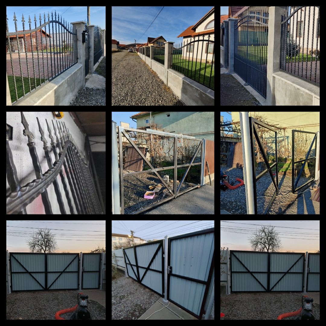 Confecții Metalice: Porți,garduri,gratii,scări etc