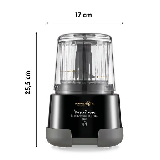 Чопър 5в1  Moulinex DP8108 1000W 0.55 L Черен