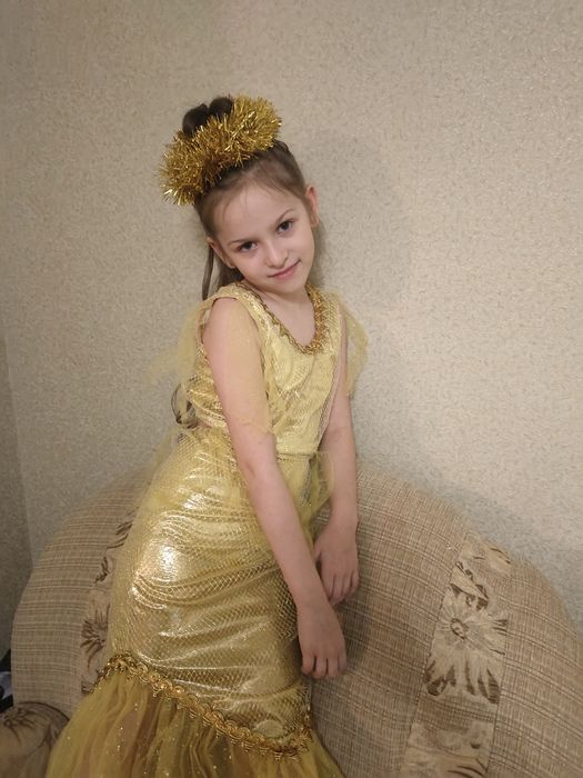 Новогодний костюм Золотая рыбка 6-9 лет
