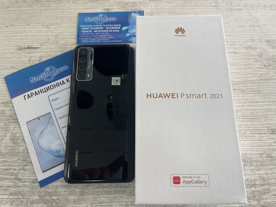 Huawei P Smart 2021 128 GB- 219 лв. Лизинг!!!