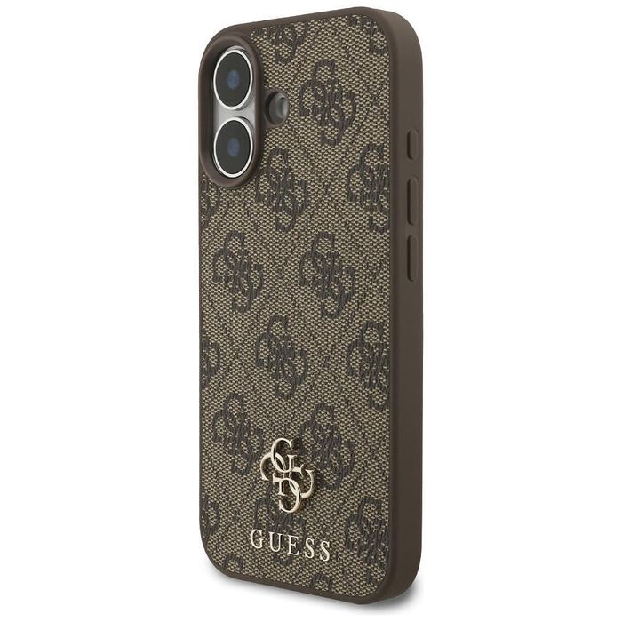 Guess 4g small and classic logo magsafe калъф за iphone 17 – кафяв
