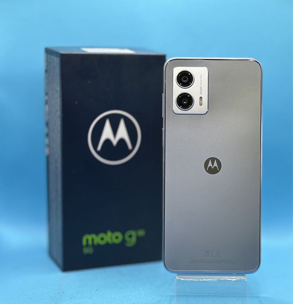НОВ!!! Motorola Moto G53, 128GB, 4GB RAM, 5G, Arctic Silver