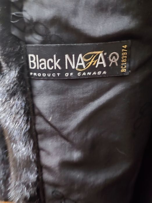 Норковая шуба Ego black nafa