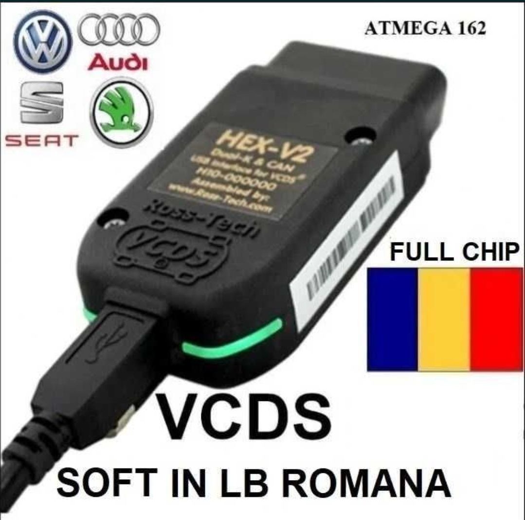 VCDS VagCom Romana 23.3.1 H2 Atmega Audi Skoda Vw Seat VAG COM