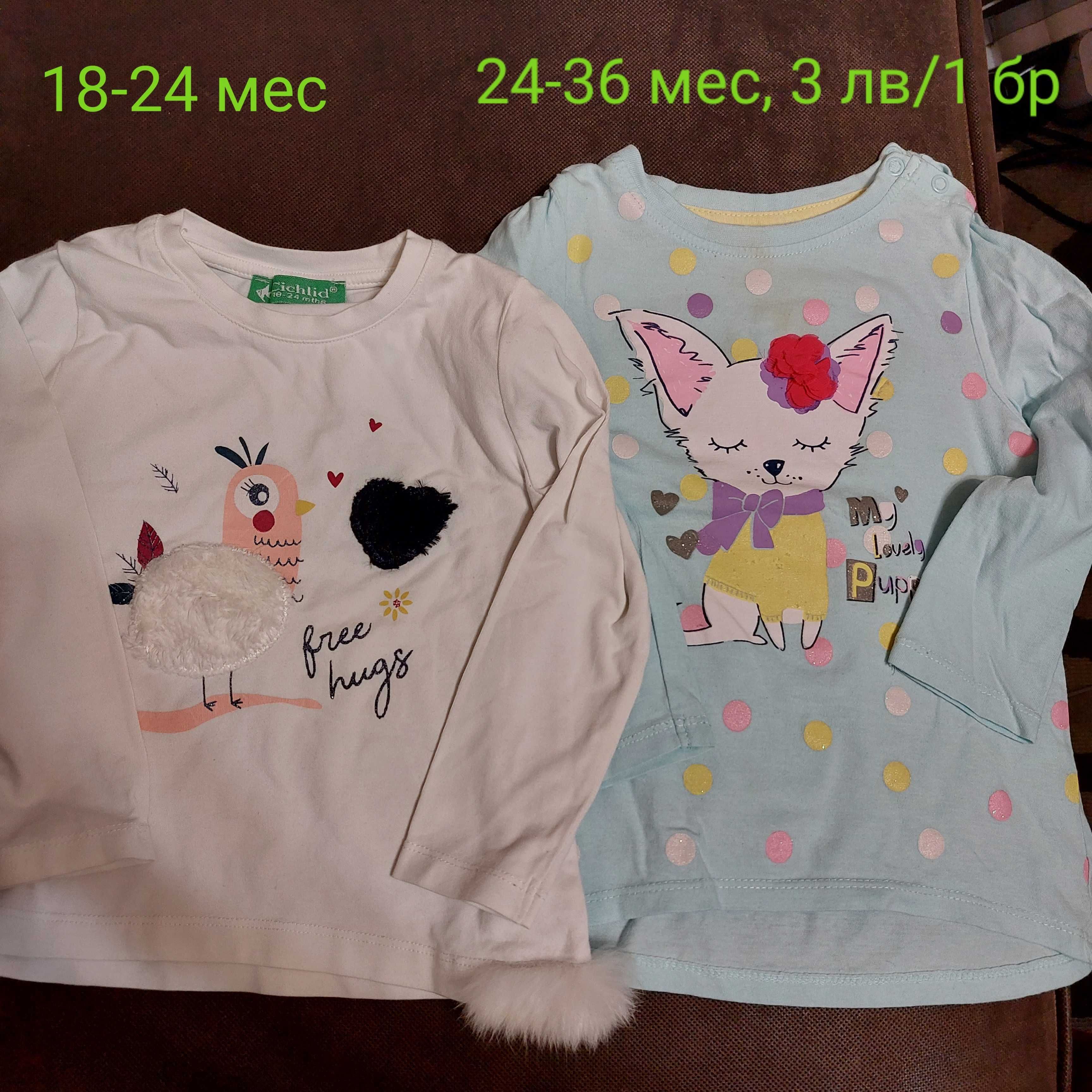 Детски блузки 12-36 месеца