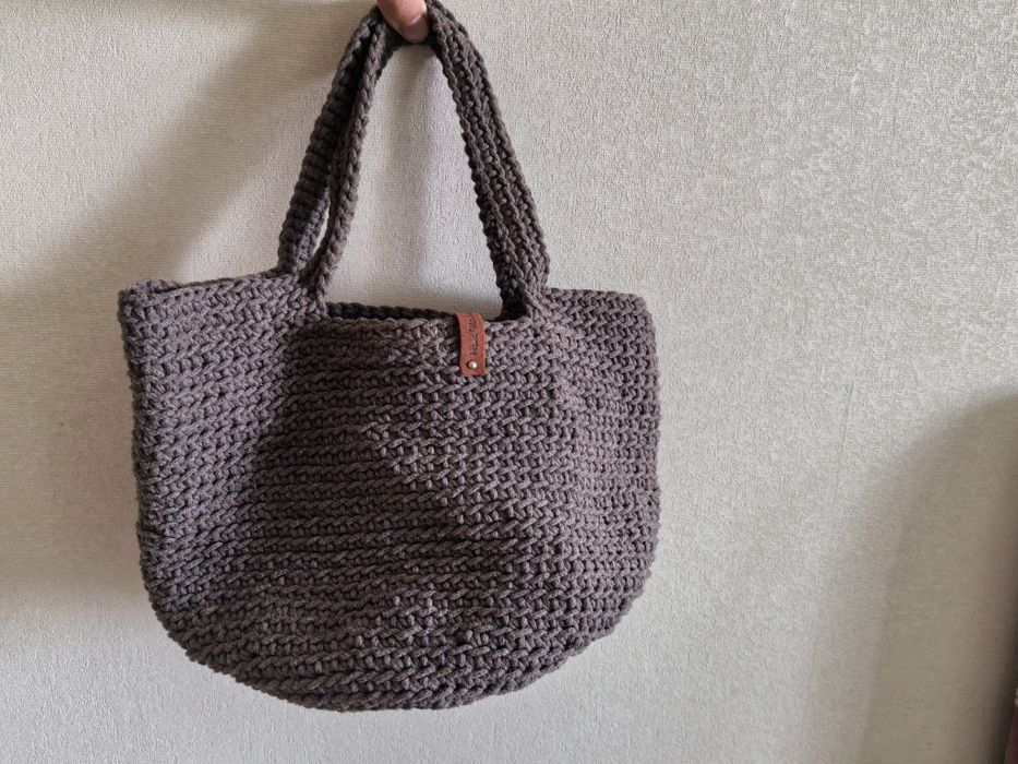 Продам сумку шоппер, цвет графитовый.