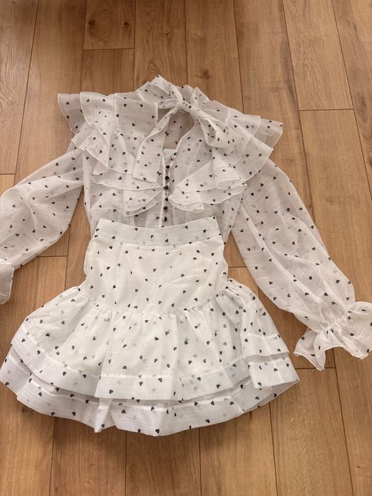 Дамски комплект риза и пола