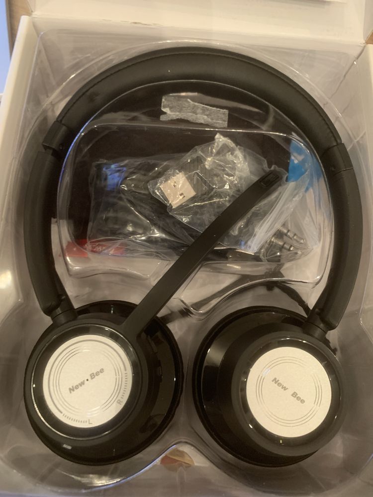 Căști fără fir Bee noi,Bluetooth,Wireless,microfon,dongle USB,20 ore