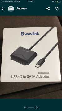 Cablu adaptor hard disk WAVLINK USB 3.0 SATA