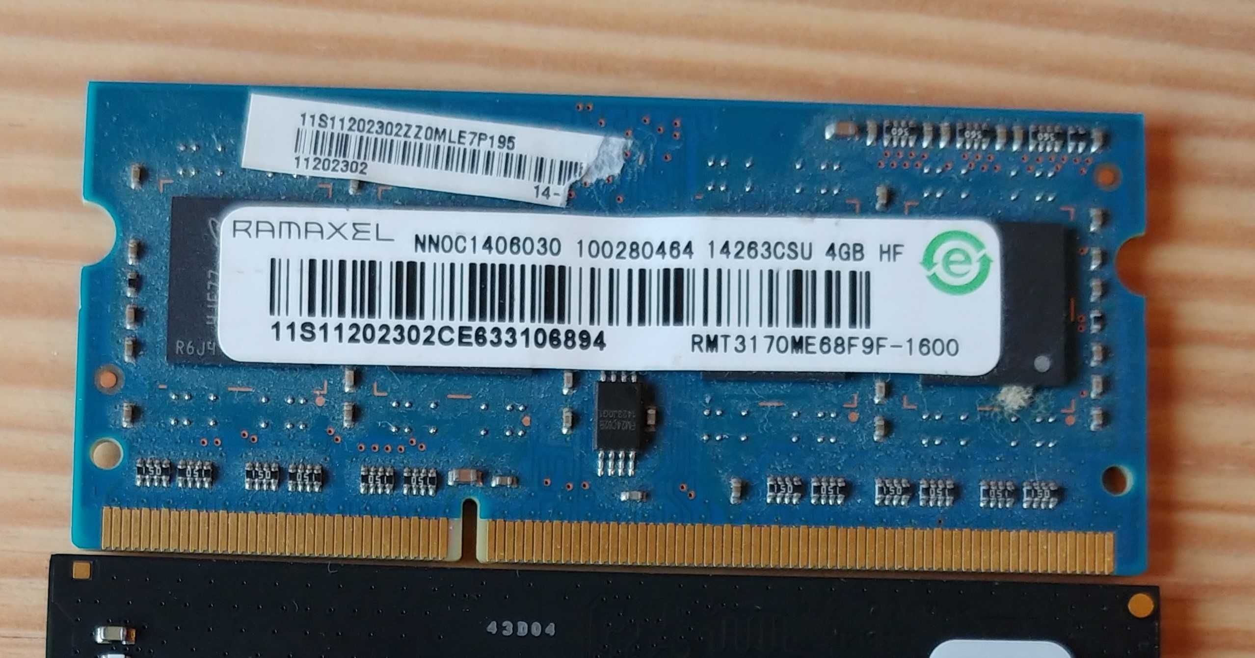 RAM памет за лаптоп RAMAXEL DDR3 4GB 1600MHz