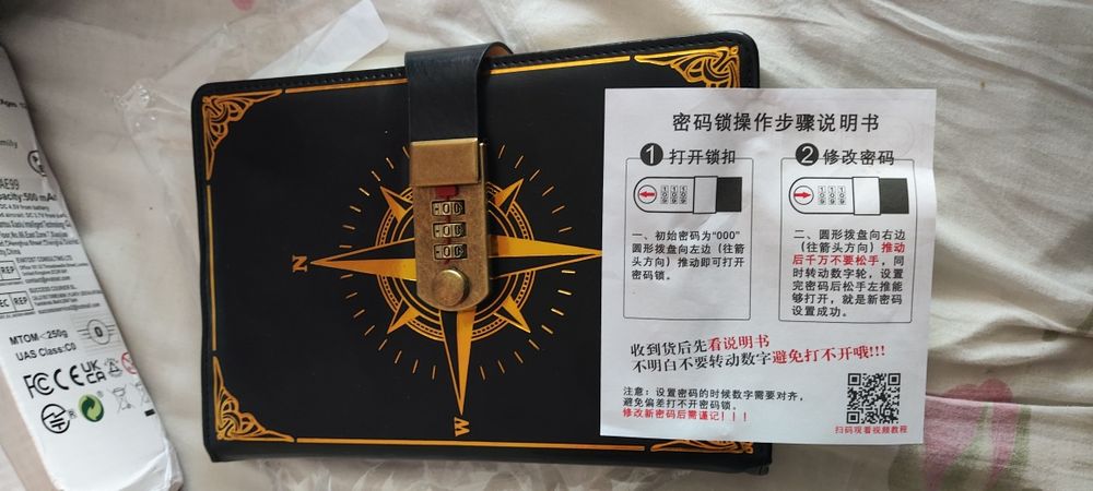 Блокнот с паролем