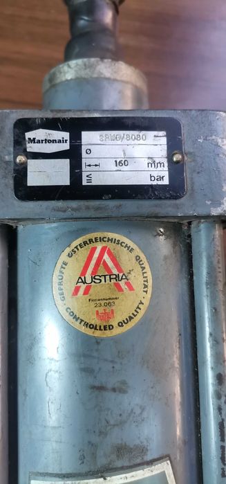 Пневматичен цилиндър - MARTONAIR SPWG/8080 | 80 mm 16 bar