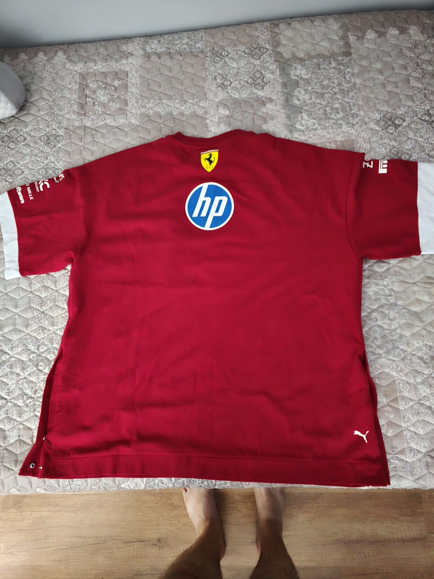 Оригинална тениска Scuderia Ferrari HP 2025 drivers T-shirt