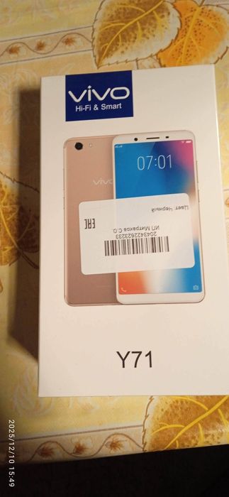 Смартфон VIVO Y71 оперативная память 6-128