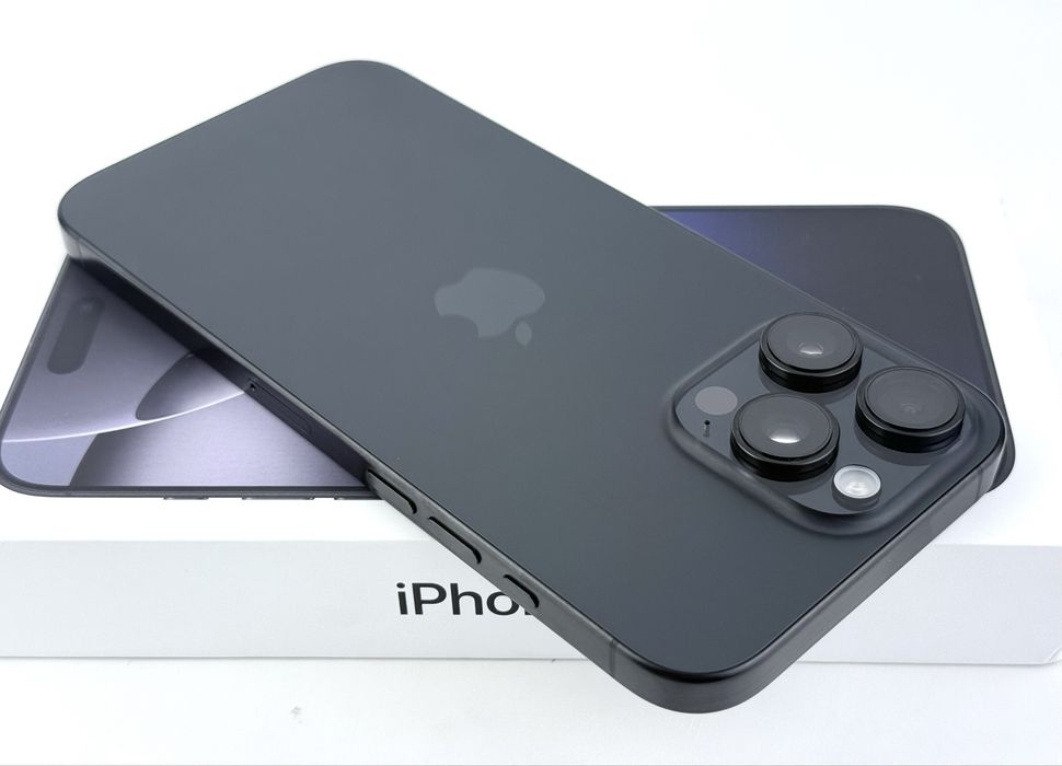 КАТО НОВ! Apple iPhone 16 Pro Max 256GB Black Titanium Гаранция!