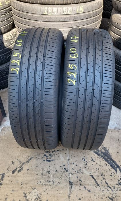 2 Anvelope Vară Continental Contact6 225 60 R17  Impecabile DOT 1820.