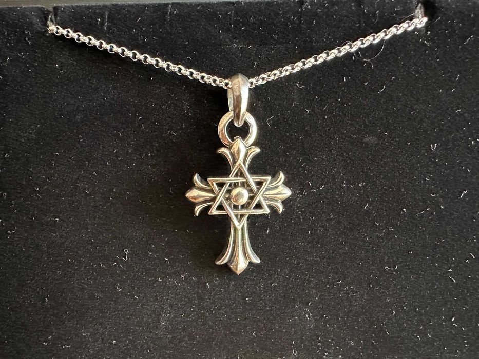 Chrome Hearts колие кръст на  Давид