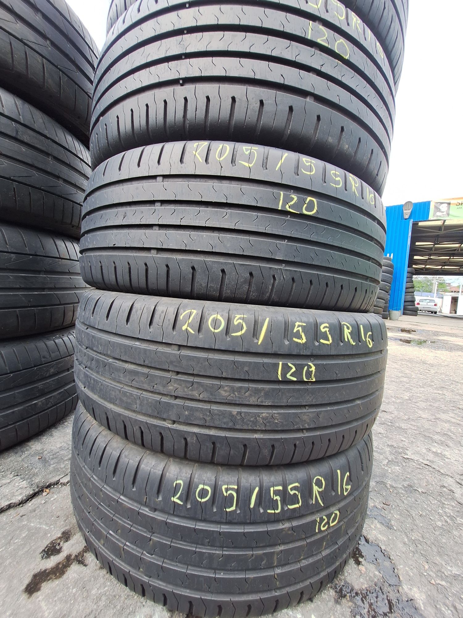 2, 4  anvelope vara 205/55r16 Continental      Montaj Gratuit