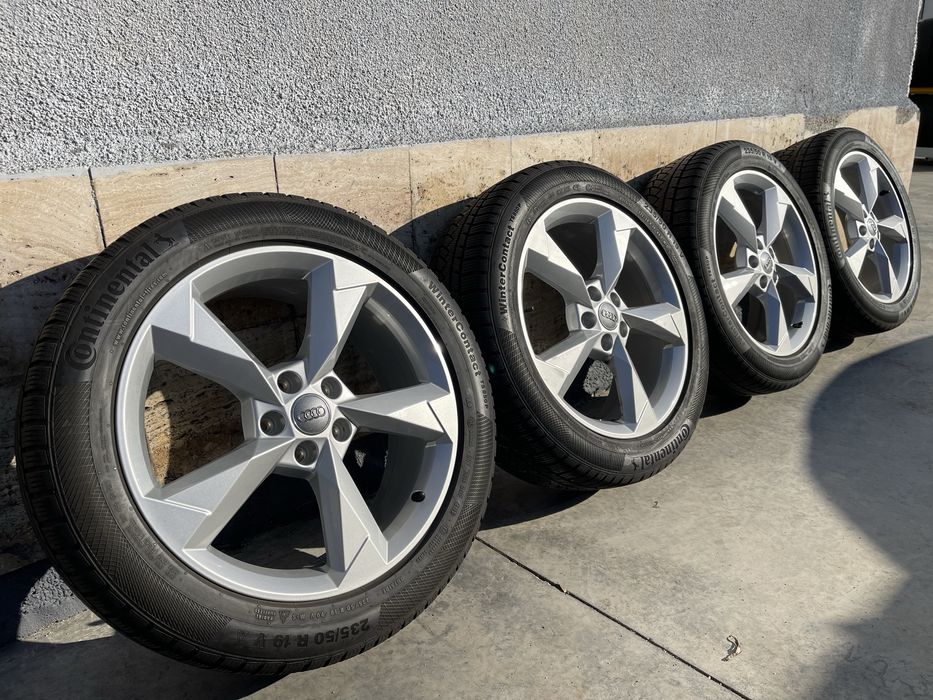 Jante Roți 19 Audi Q3 VW Tiguan Skoda Kodiaq Anvelope iarna 235 50 R19