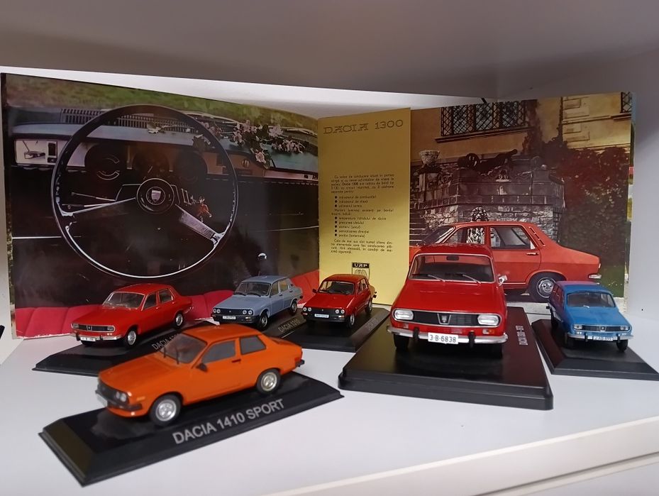 Revista promo Dacia 1300-1301 anii 70 plus machete Dacia