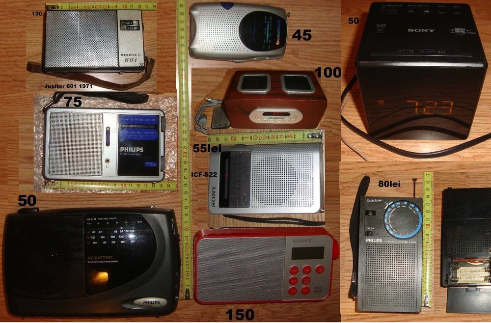 Radio Sony XDR-S40DBP Sony ICF-390 Sharp Sony ICF-P37 Sony CFS210L