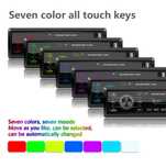 Radio auto cu usb si Bt, Culori selectabile, touch