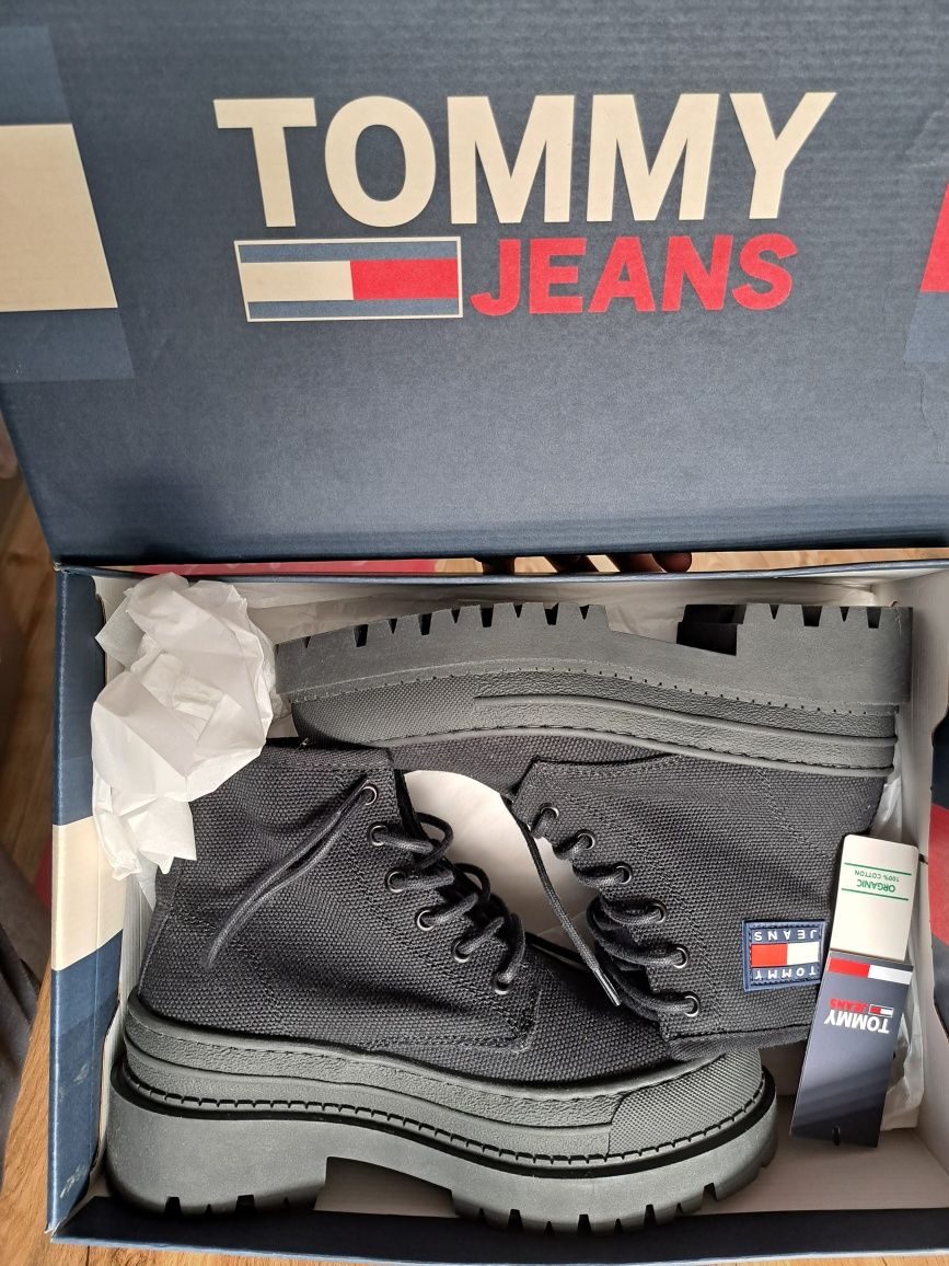 Нови дамски боти Tommy Jeans Foxing Boots 37-ми номер