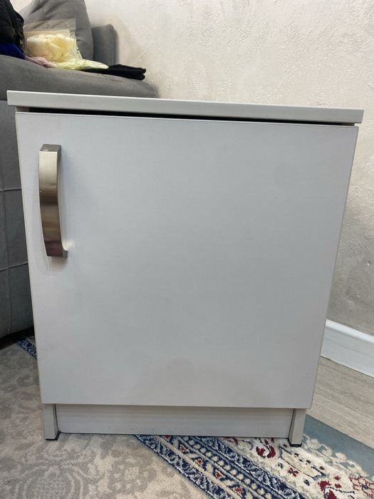 Серая тумба бу тумбочка