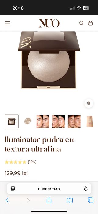 Iluminator pudra Nuoderm