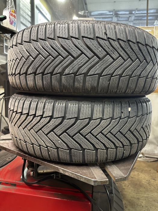 продавам 2бр зимни гуми 205/55/16 Michelin Alpin 6 перфектни
