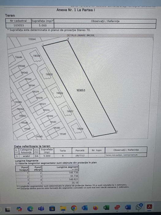 Teren intravilan 5000 mp
