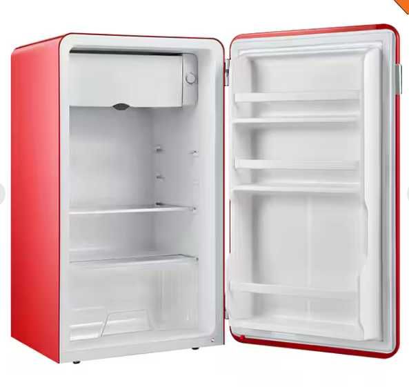 Frigider VORTEX rosu - minibar 93 l