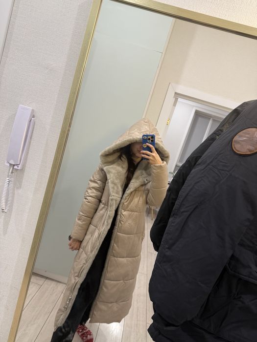 Зимняя КУРТКА из эко кожи