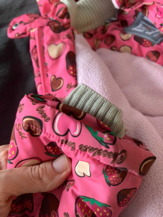 топло зимно яке за момиче 110 см